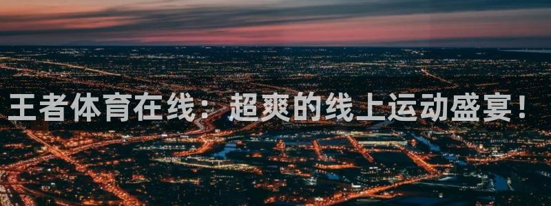 王者体育在线：超爽的线上运动盛宴！