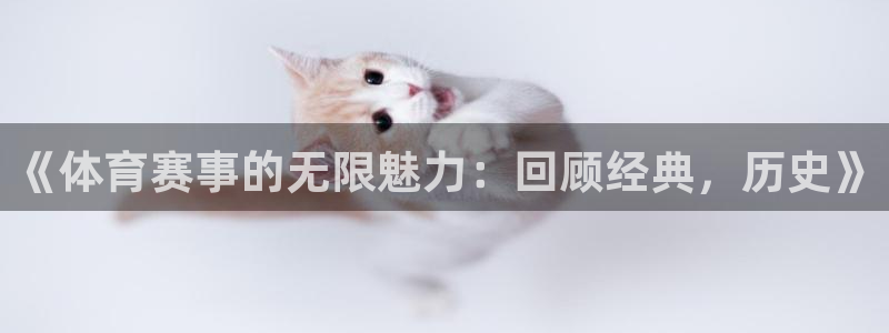 《体育赛事的无限魅力：回顾经典，历史》
